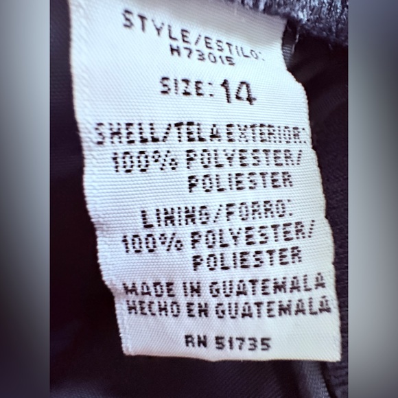 Sag Harbor Women’s Navy/Lined Dress Pants - Picture 4 of 5